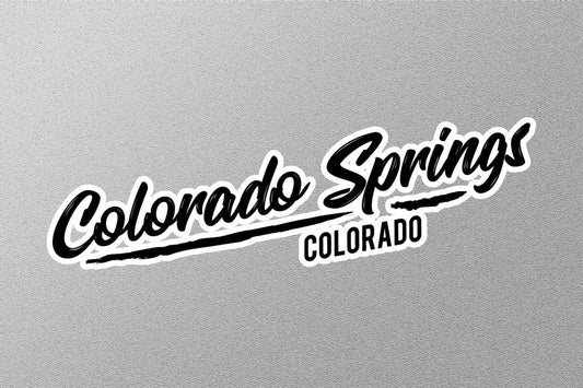 Colorado Springs Colorado Sticker