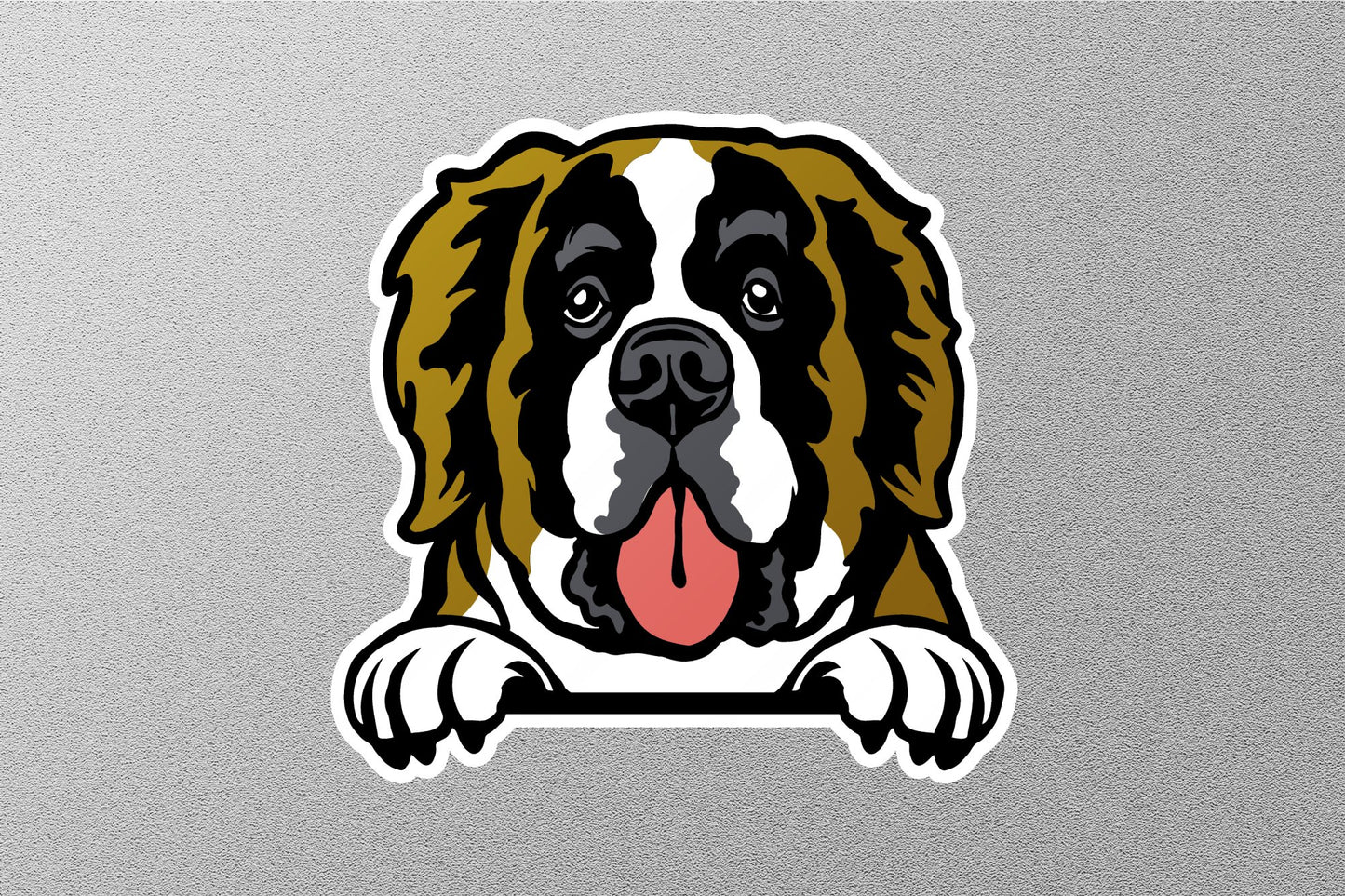 Saint Bernard Dog Sticker