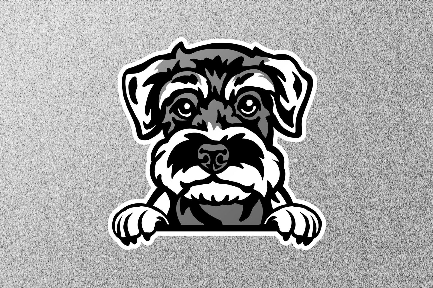 Schnauzer Vector Dog Sticker