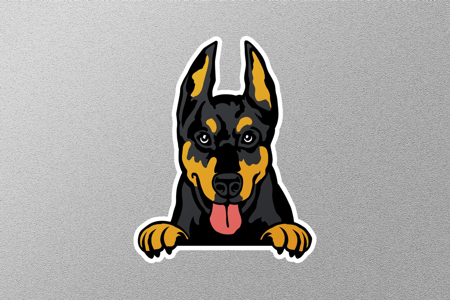 Dobermann Dog Sticker