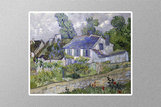 House at Auvers Van Gogh Sticker