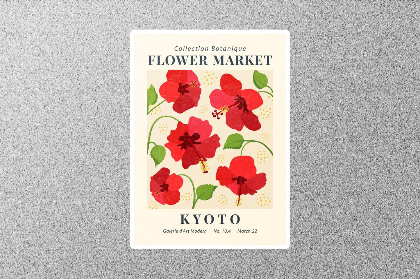 Flower Market Kyoto Hibiscus TAlex Sticker