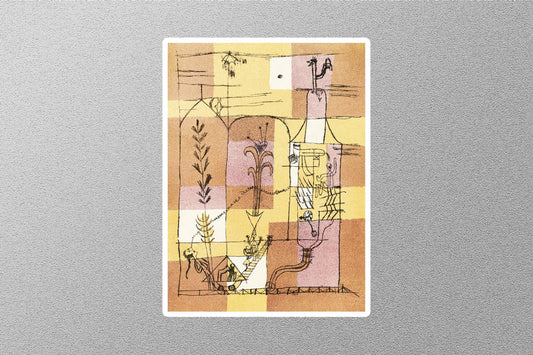 Hoffmanesque Scene Paul Klee Sticker