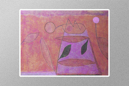 Abstract Paul Klee Sticker
