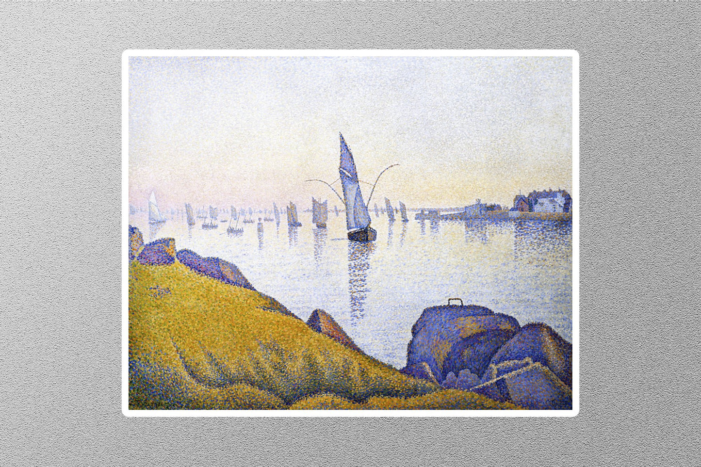 Evening Calm Concarneau Opus 220 Paul Signac Sticker