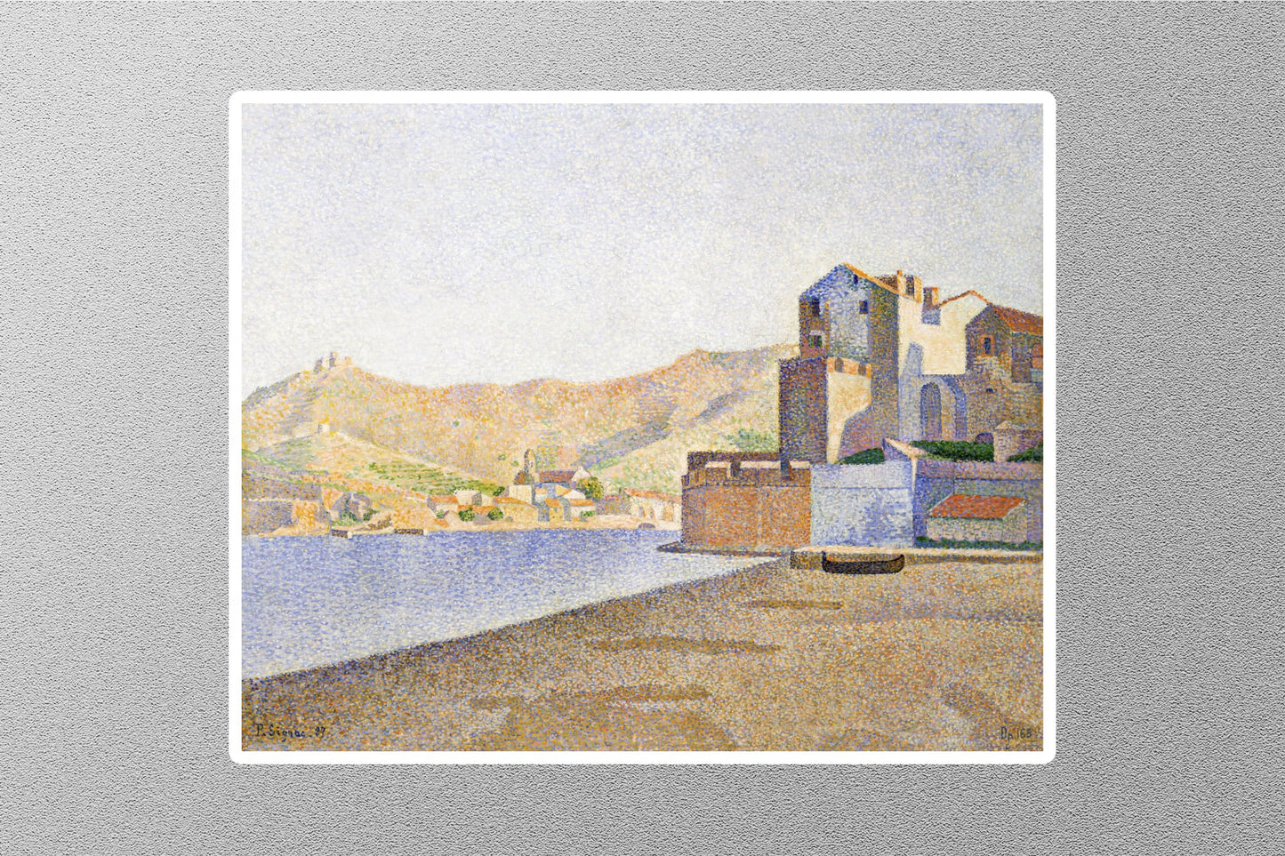 The Town Beach Collioure Opus 165 Paul Signac Sticker