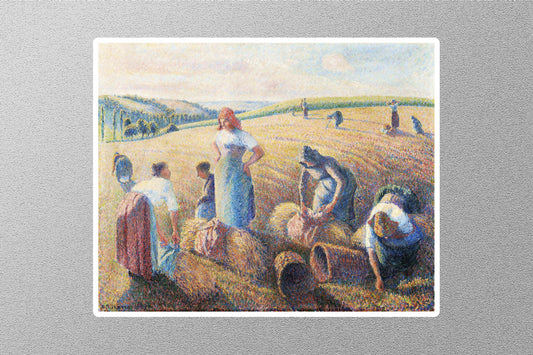 The Gleaners 1889 Camille Pissarro Sticker