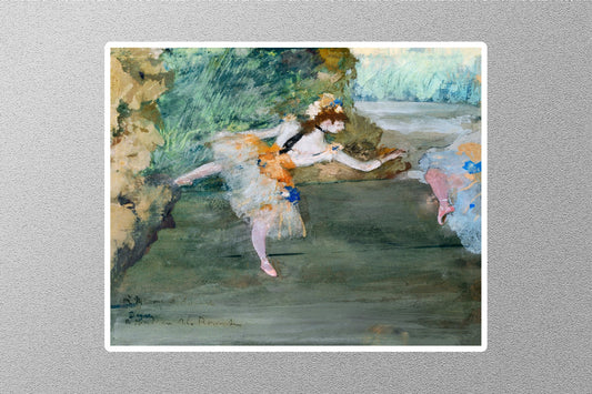 Dancer Onstage Edgar Degas Sticker