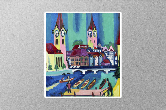 Zurich 1926 Ernst Ludwig Kirchner Sticker