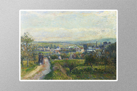 Saint-Ouen-l'Aumône View 1876 Camille Pissarro Sticker