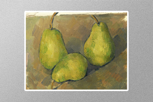 Three Pears Paul Cezanne Sticker