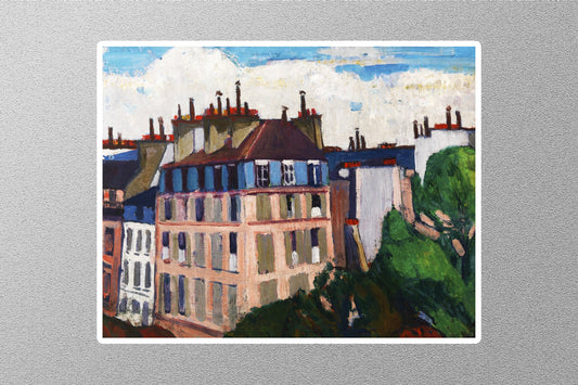 Rooftops Paris Henry Lyman Sayen Sticker