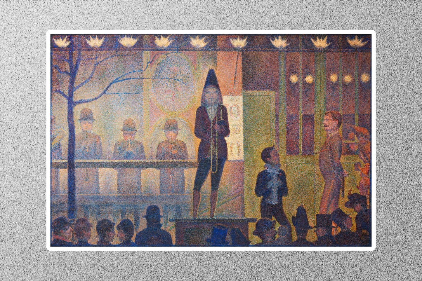 Circus Sideshow Georges Seurat Sticker