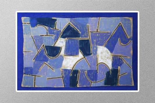 Blue Night Paul Klee Sticker