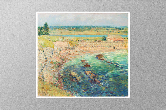 Bailey's Beach Newport Frederick Childe Hassam Sticker