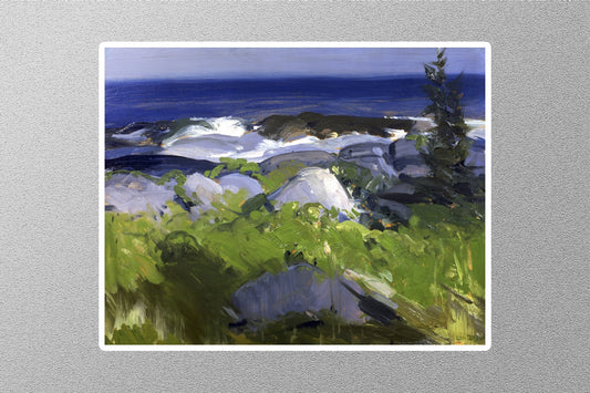 Vine Clad Shore Monhegan Island Mountain Dreams Sticker