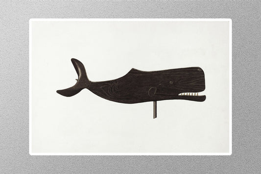 Whale Weather Vane Albert Ryder Sticker