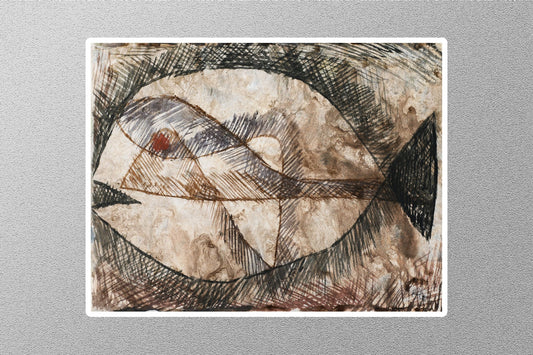 Fisch Paul Klee Sticker