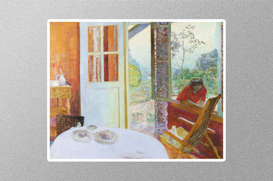The Dining Room in the Country Pierre Bonnard Sticker