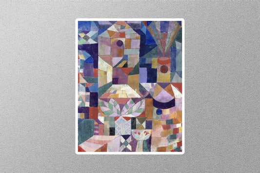 Burggarten Print Paul Klee Sticker