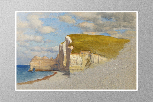Cliffs at Étretat Claude Monet Sticker