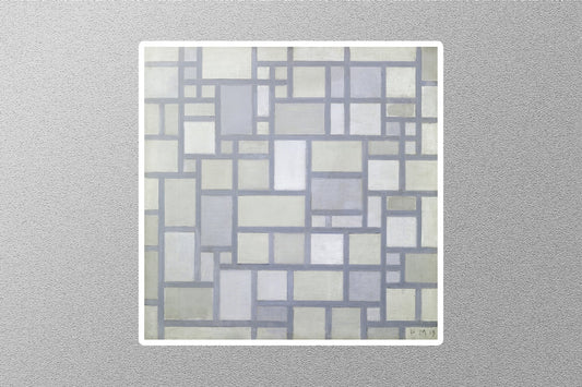 Gray Lines Composition Sticker