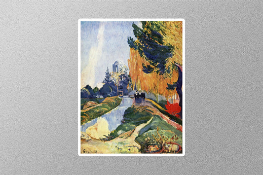 Gauguin's Les Alyscamps Arles Sticker