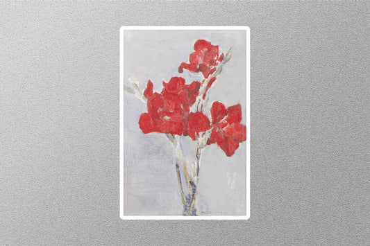 Red Gladioli Sticker