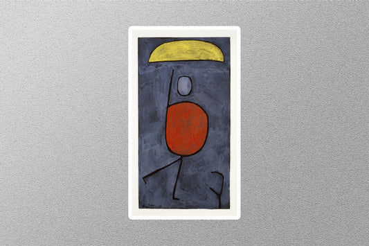 Paul Klee Poster With Umbrella Sticker