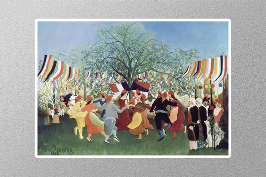 Henri Rousseau Dancers Wall Art Sticker