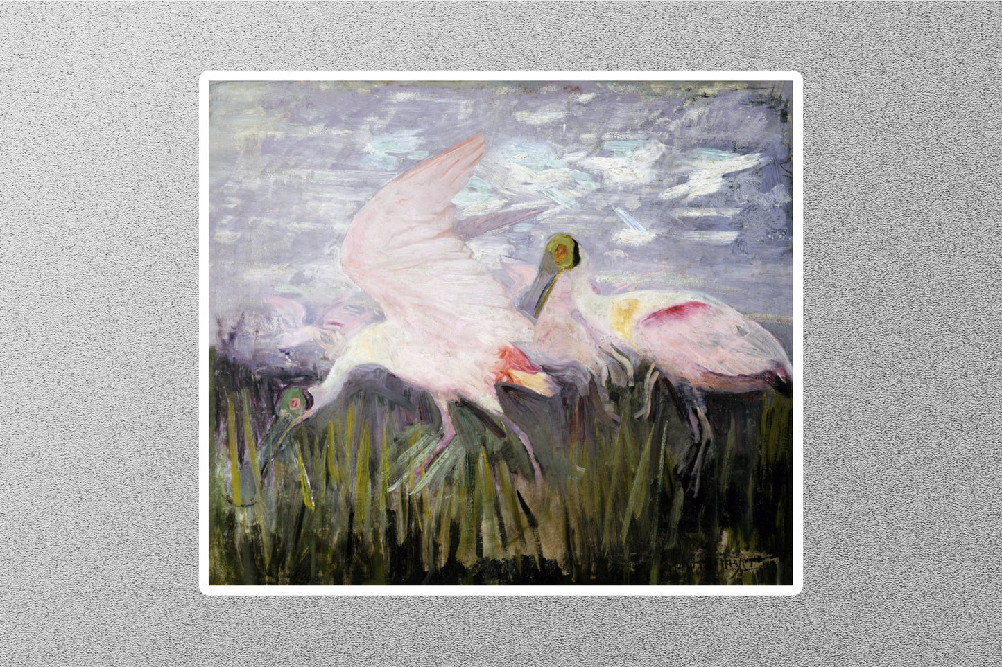 Roseate Spoonbills Sticker