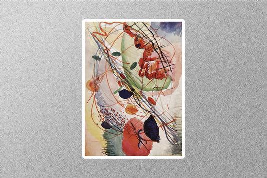 Kandinsky Aquarell Sticker