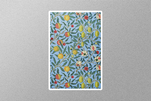 William Morris Four Fruit Sticker