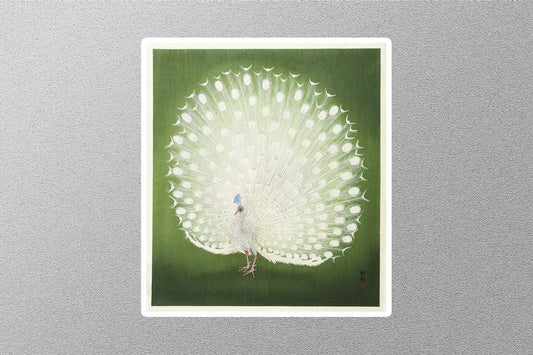 Koson Peacock Sticker