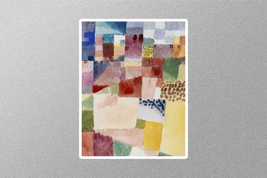 Paul Klee Abstract Painting Sticker