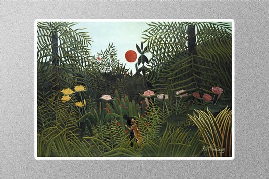 Henri Rousseau Poster Jungle Sticker