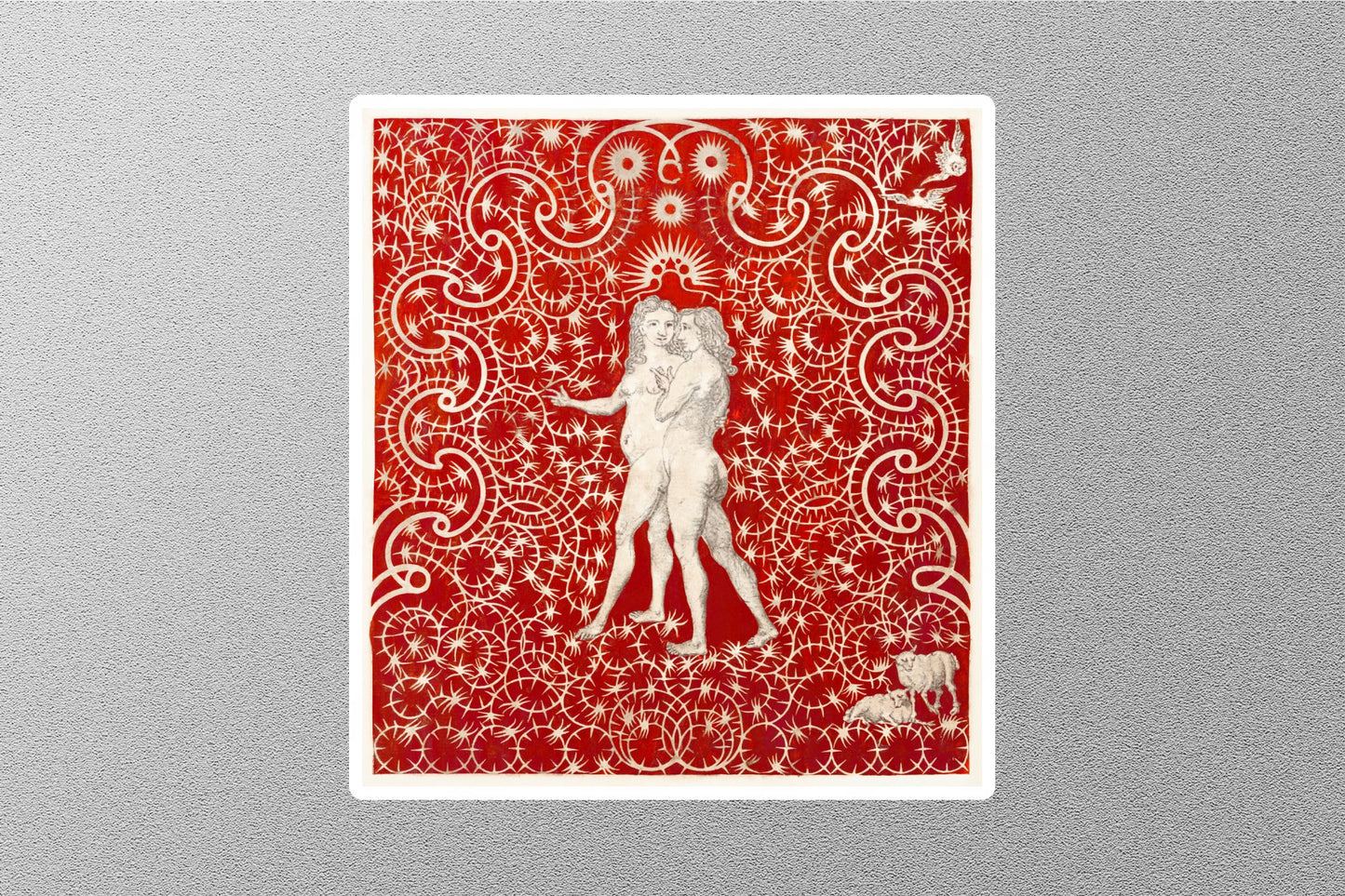 Adam And Eve Gifts Sticker