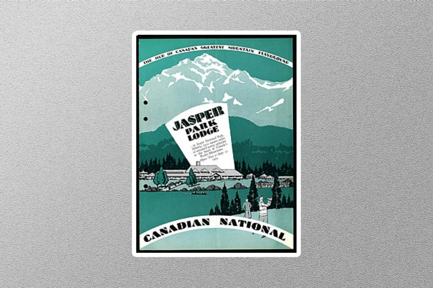 Wholesale Jasper Park Lodge Travel Sticker