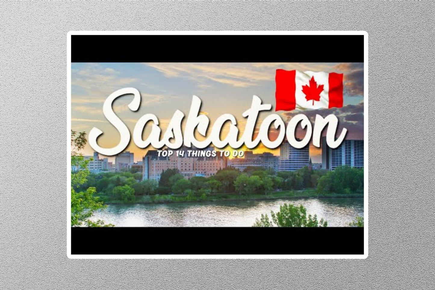 Wholesale Saskatoon Travel Sticker