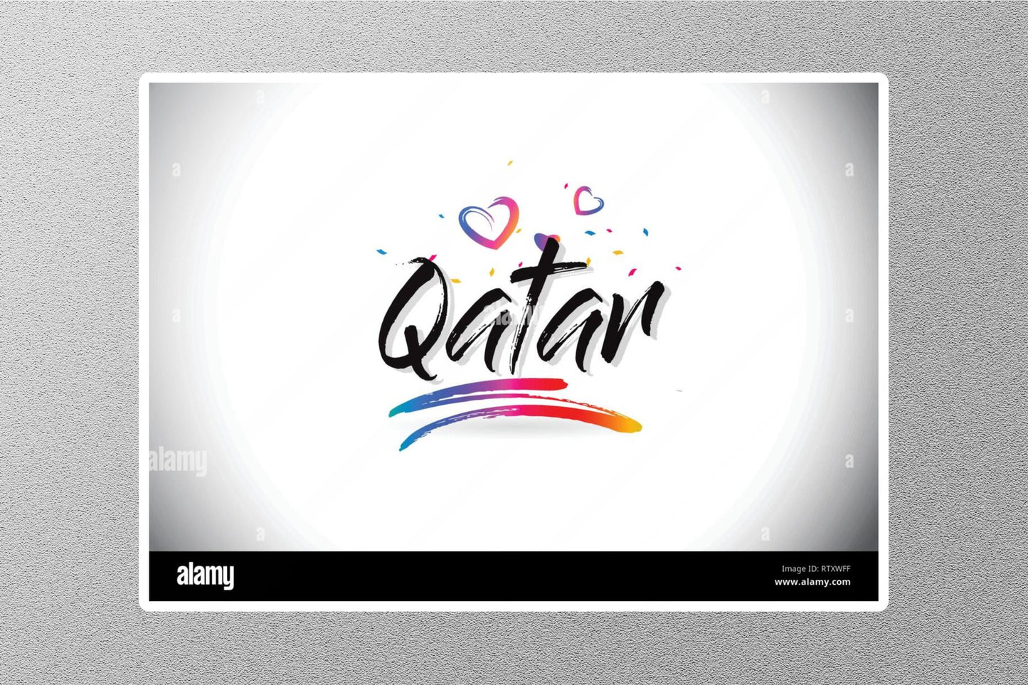 Wholesale Qatar Travel Sticker