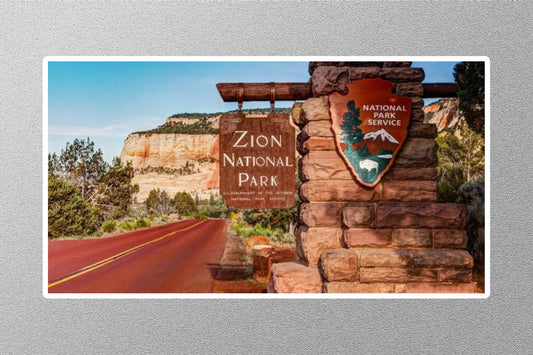 Zion National Park Travel Sticker