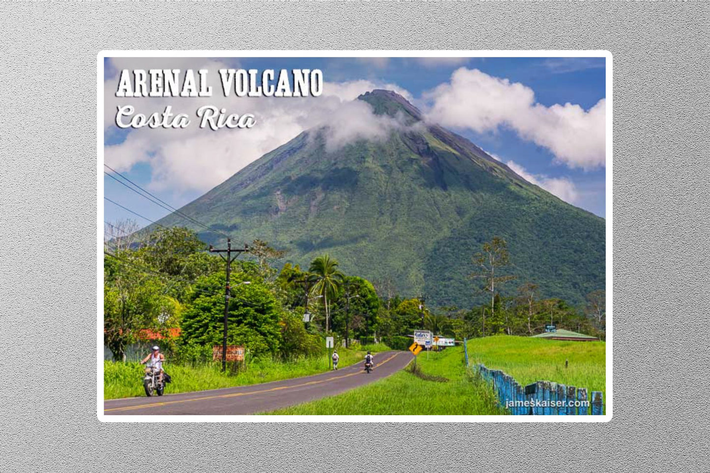 Wholesale Arenal Volcano Costa Rica Travel Sticker