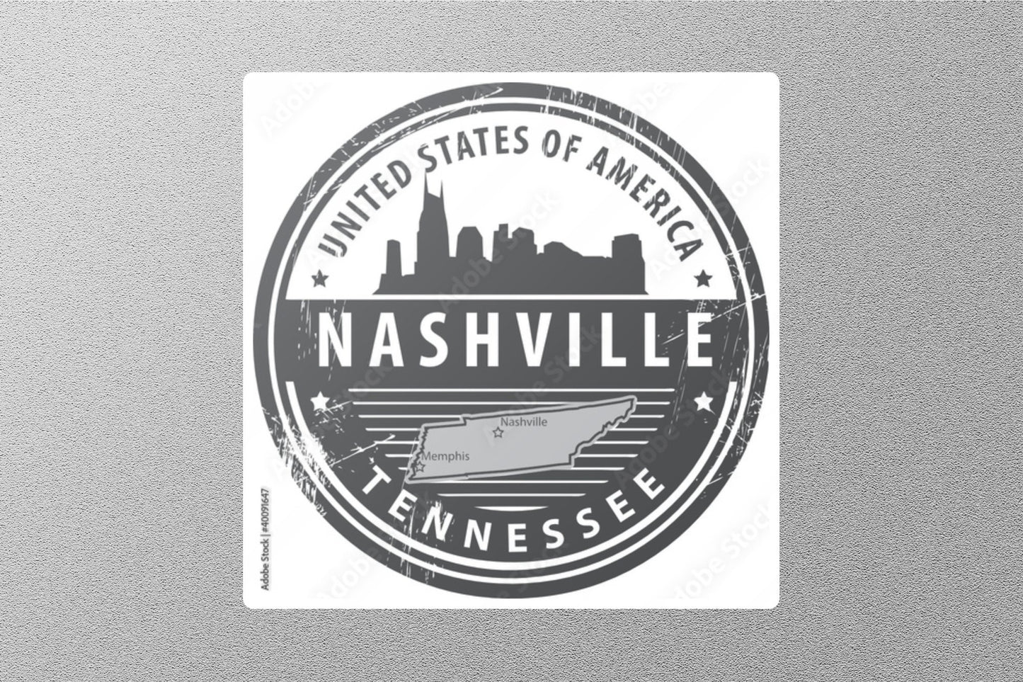 Wholesale Nashville Tennessee Travel Sticker