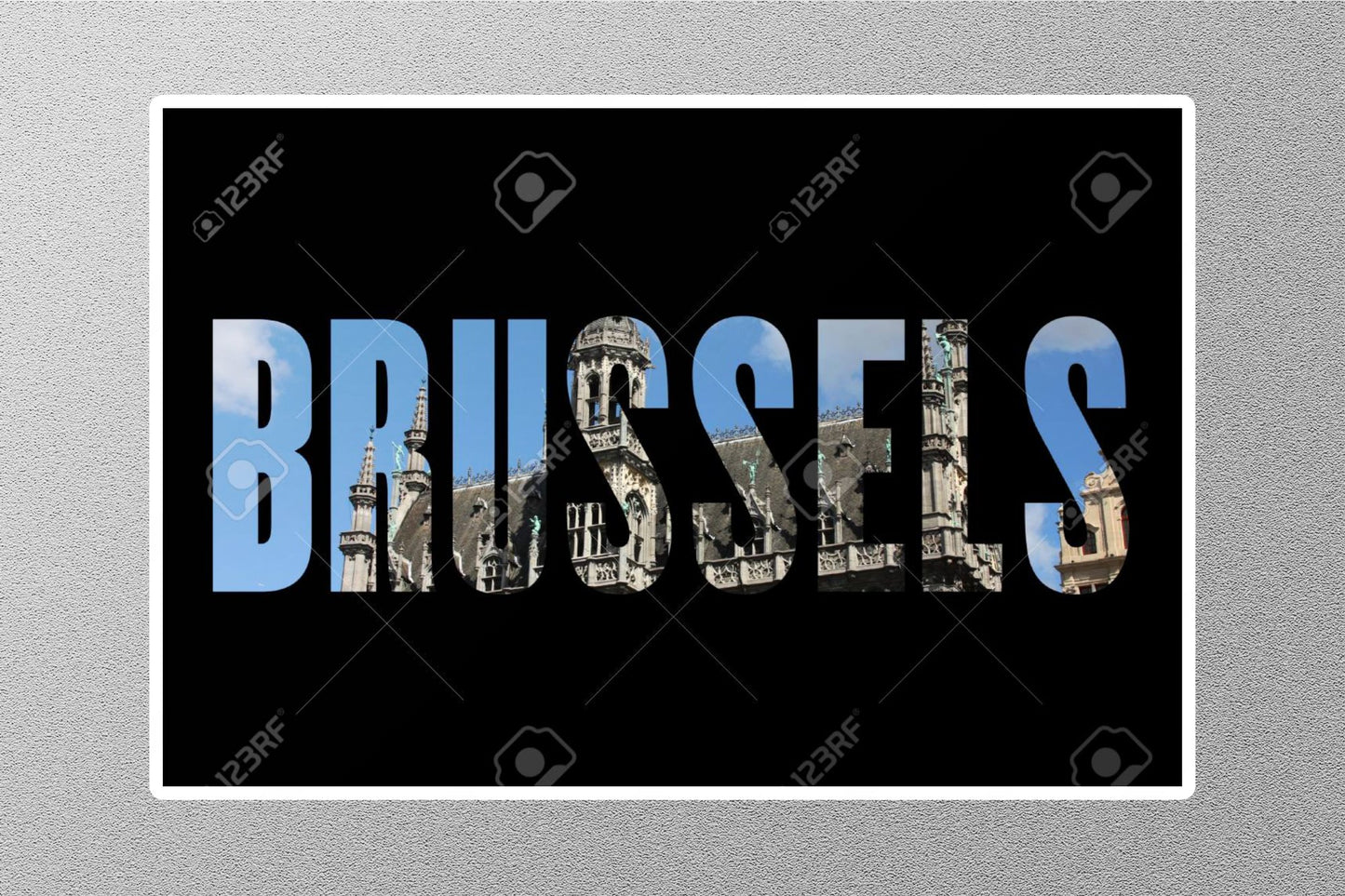 Wholesale Brussels Travel Sticker