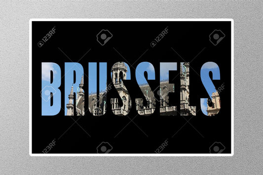 Wholesale Brussels Travel Sticker