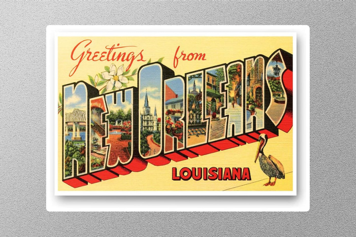 Wholesale New Orleans Louisiana Travel Sticker