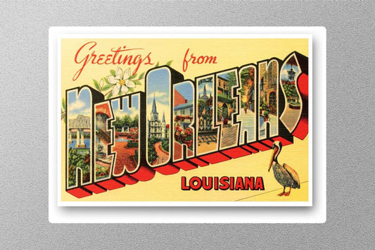 Wholesale New Orleans Louisiana Travel Sticker