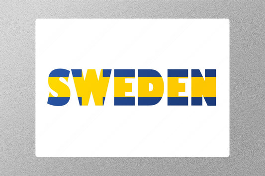Wholesale Sweden Travel Sticker