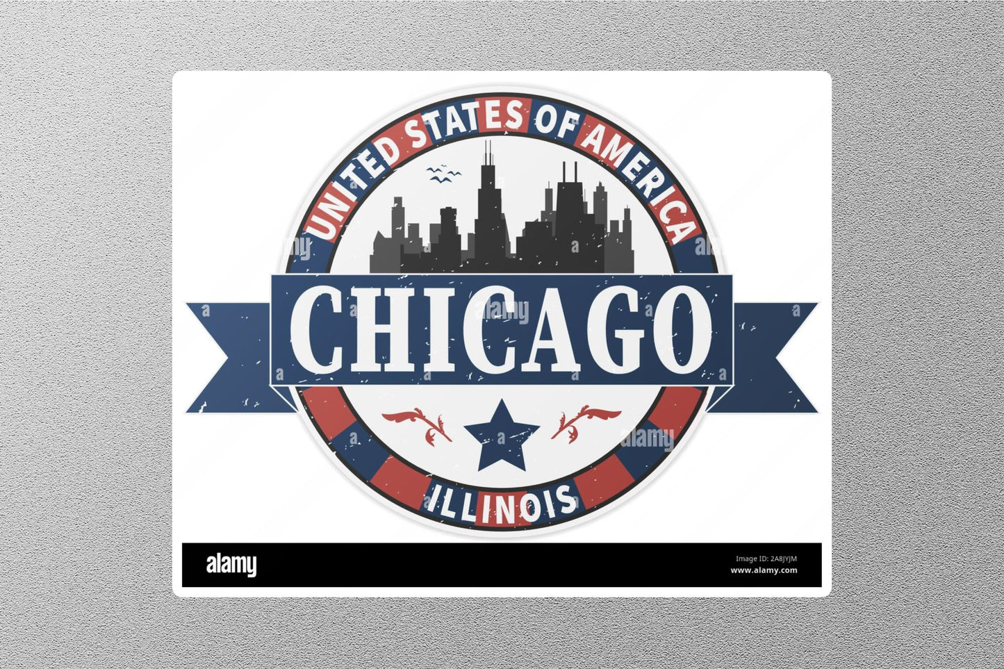 Wholesale Chicago Travel Sticker