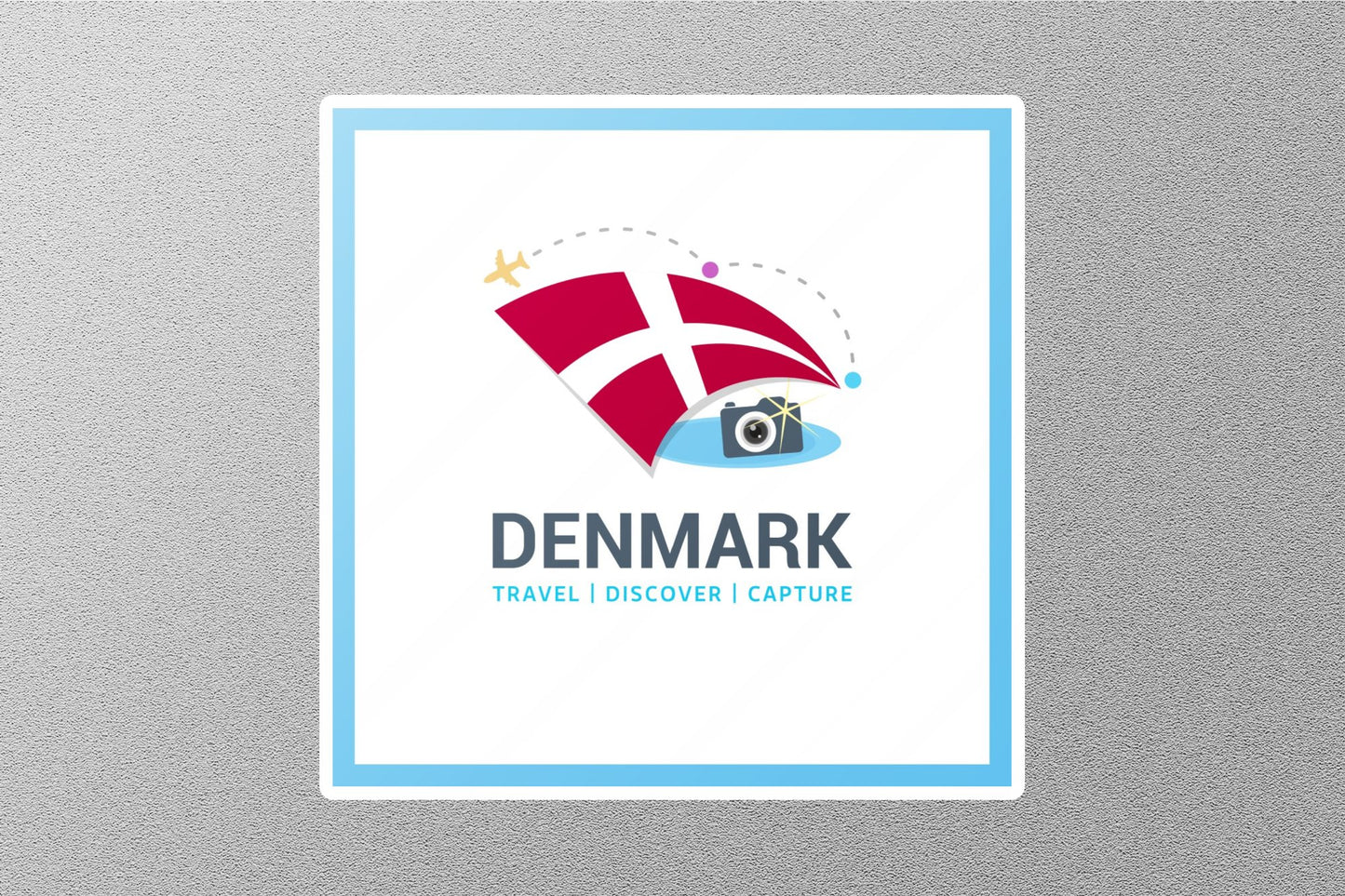 Wholesale Denmark Travel Sticker